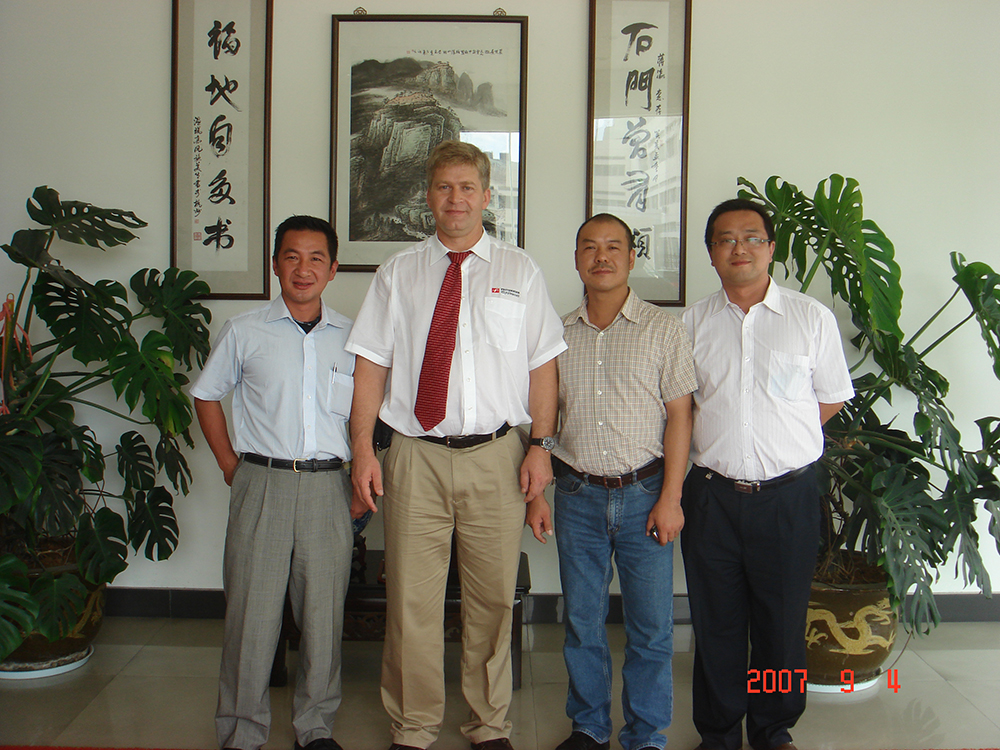 2007年德國飛馳客戶來我司訪問